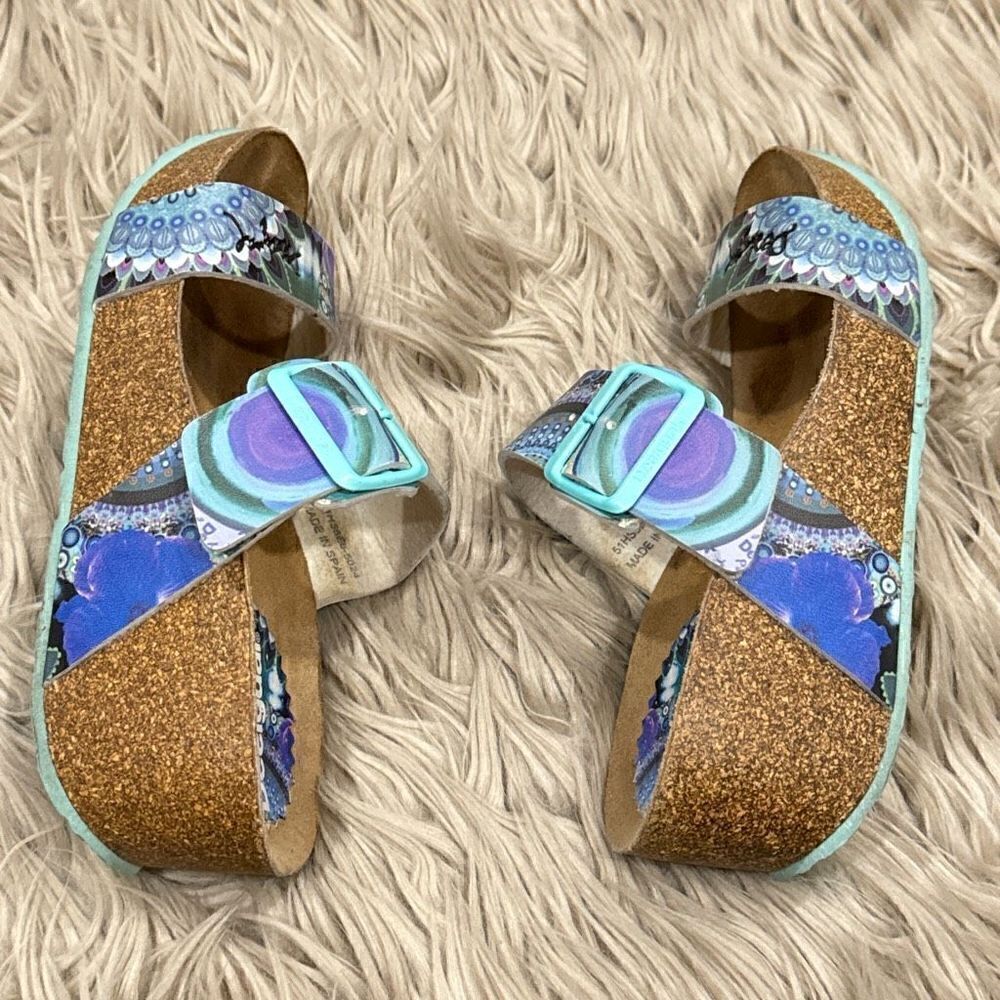 Desigual wedge platform sandals - Picture 10 of 12
